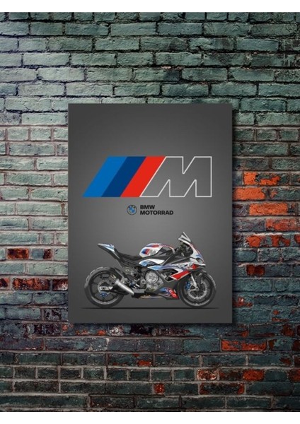 S1000RR - Bmw - Eşsiz Tasarım Motosiklet Posterleri, Özel Tasarım Kağıt Poster