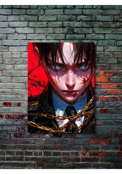Levi - Attack On Titan - Anime & Manga Posterleri, Özel Tasarım Kağıt Poster