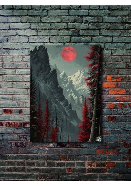 Manzara, Doğa Temalı Poster, Özel Tasarım Kağıt Poster, Duvar Sanatı