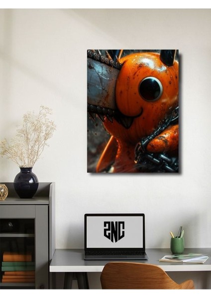 Pochita - Chainsaw Man, Anime - Manga Serisi, Özel Tasarım Kağıt Poster, Duvar Sanatı fiyatları