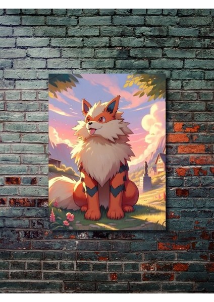 Arcanine - Pokemon - Anime & Manga Posterleri, Özel Tasarım Kağıt Poster