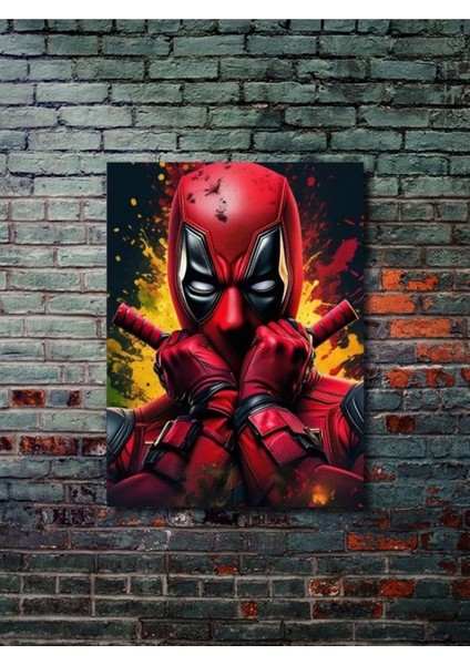 Deadpool - Marvel - Dizi, Film ve Karakter Özel Tasarım Poster Serisi, Eşsiz Tasarım,