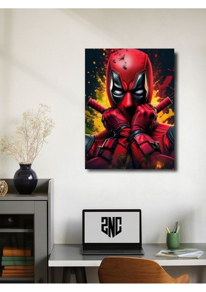Deadpool - Marvel - Dizi, Film ve Karakter Özel Tasarım Poster Serisi, Eşsiz Tasarım, fiyatları