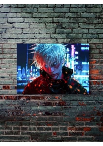 Satoru Gojo - Jujutsu Kaisen, Anime - Manga Serisi, Özel Tasarım Kağıt Poster, Duvar Sanatı