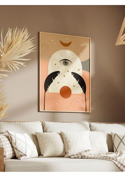 Bohem Minimalist Tasarım, Boho Sanatı Posterleri, Özel Tasarım Kağıt Poster fırsatları
