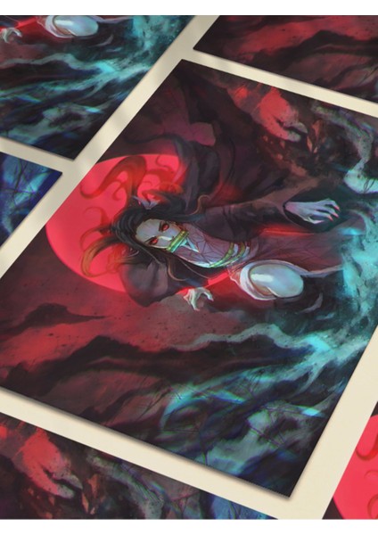 Nezuko - Demon Slayer - Anime & Manga Posterleri, Özel Tasarım Kağıt Poster fırsatları