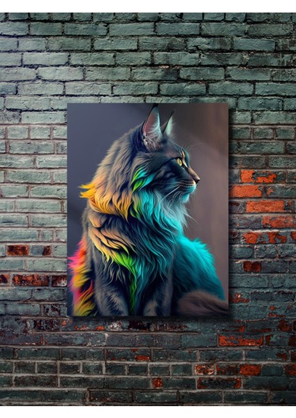 Kedi Teması, Özel Tasarım Kağıt Poster, Duvar Sanatı