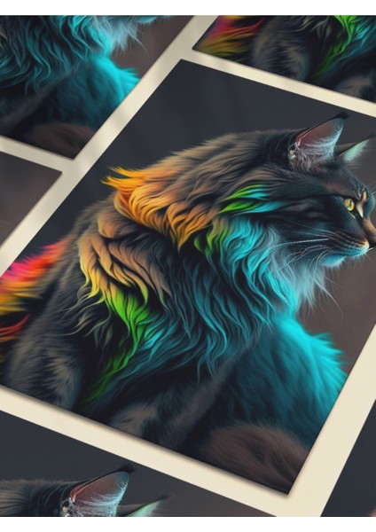 Kedi Teması, Özel Tasarım Kağıt Poster, Duvar Sanatı fırsatları