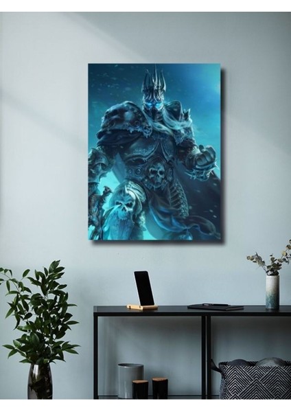 Lich King - Warcraft - Gaming Posterleri, Özel Tasarım Kağıt Poster, Duvar Sanatı modelleri