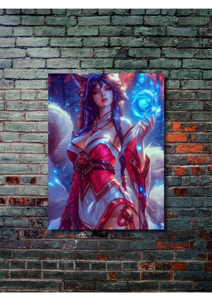Ahri - L.o.l - Oyun Posterleri, Özel Tasarım Kağıt Poster