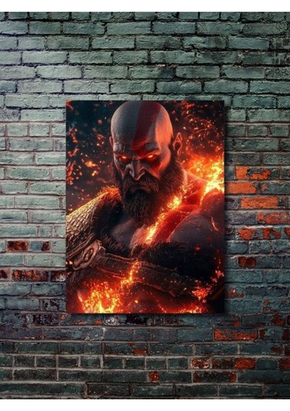 Kratos - God Of War - Gaming Posterleri, Özel Tasarım Kağıt Poster, Duvar Sanatı