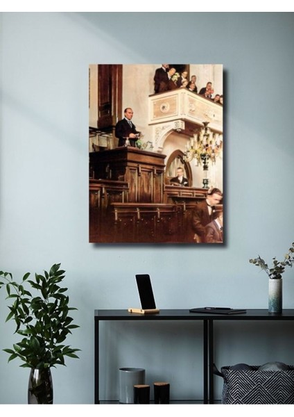 Mustafa Kemal Atatürk Tarihi Portre Posteri, Tarihi Kişiler, Özel Tasarım Kağıt Poster, Duvar Sanatı modelleri