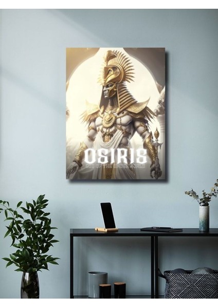 Osiris - Eşsiz Tasarım Mısır Tanrıları, Mitoloji, Karakter Posterleri, Özel Tasarım Kağıt Poster, modelleri