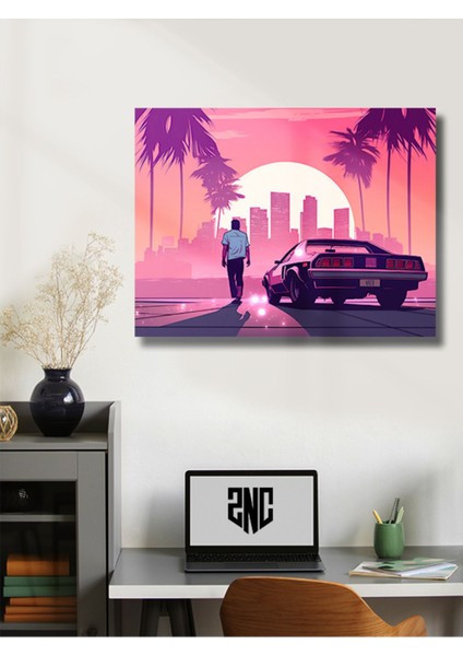 Gta 6 (Vı) - Gaming Posterleri, Özel Tasarım Kağıt Poster, Duvar Sanatı modelleri