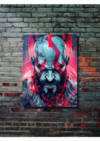 Kratos - God Of War - Gaming Posterleri, Özel Tasarım Kağıt Poster, Duvar Sanatı