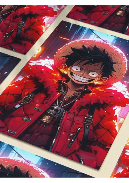 Monkey D. Luffy,one Piece Posterleri, Özel Tasarım Kağıt Poster, Duvar Sanatı fırsatları