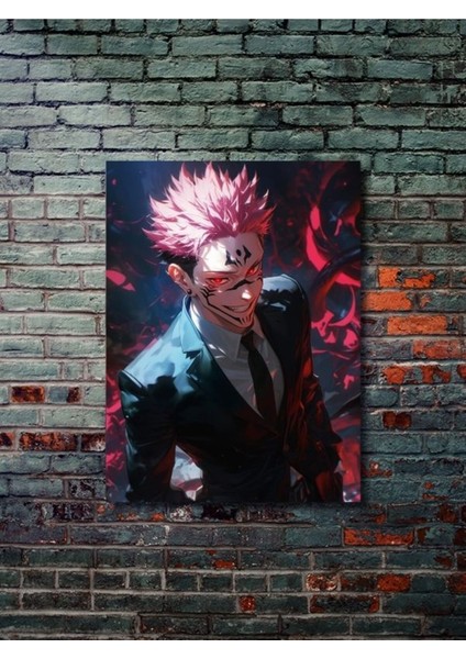 Ryomen Sukuna - Jujutsu Kaisen, Anime - Manga Serisi, Özel Tasarım Kağıt Poster, Duvar Sanatı