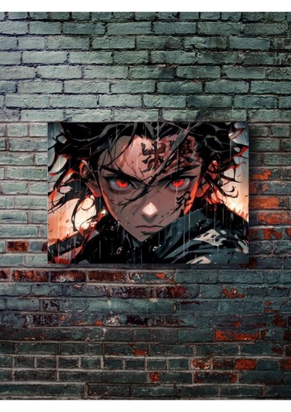 Tanjiro - Demon Slayer - Anime & Manga Posterleri, Özel Tasarım Kağıt Poster