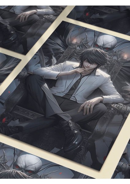 L, Death Note, Özel Tasarım Kağıt Poster, Duvar Sanatı fırsatları