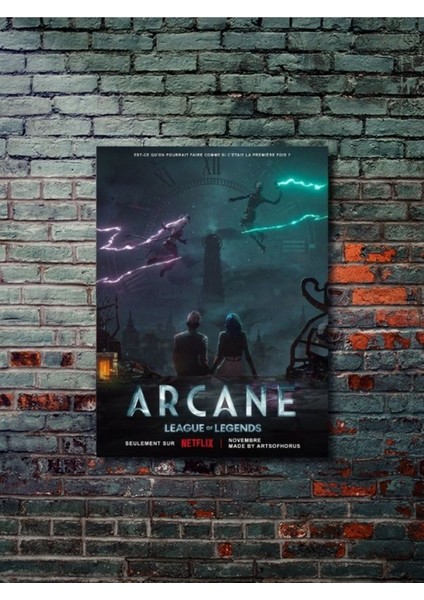 Arcane - L.o.l - Oyun Posterleri, Özel Tasarım Kağıt Poster