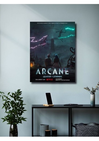 Arcane - L.o.l - Oyun Posterleri, Özel Tasarım Kağıt Poster modelleri