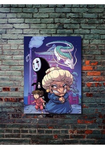 Ruhların Kaçışı (Spirited Away) - Anime & Manga Posterleri, Özel Tasarım Kağıt Poster