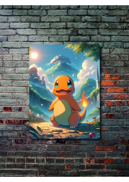 Charmander - Pokemon - Anime & Manga Posterleri, Özel Tasarım Kağıt Poster