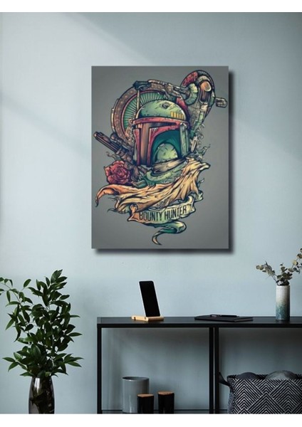 Boba Fett - The Mandalorian - Dizi, Film ve Karakter Özel Tasarım Poster Serisi, Eşsiz Tasarım, modelleri