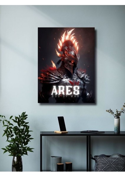 Ares - Eşsiz Tasarım Yunan Tanrıları, Mitoloji, Karakter Posterleri, Özel Tasarım Kağıt Poster, modelleri