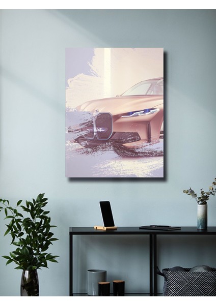 Bmw I4, Eşsiz Tasarım Otomobil Posterleri, Özel Tasarım Kağıt Poster, Duvar Sanatı modelleri