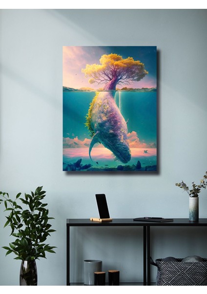 Balina Teması, Özel Tasarım Kağıt Poster, Duvar Sanatı fiyatları