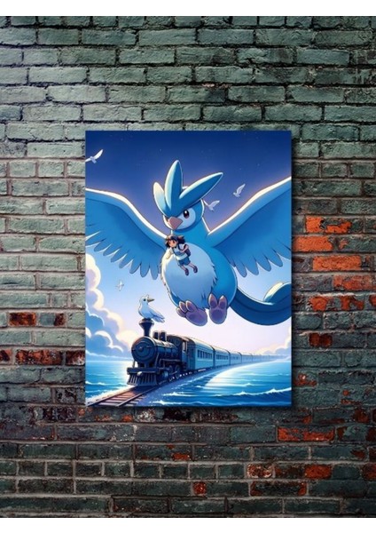 Articuno - Pokemon - Anime & Manga Posterleri, Özel Tasarım Kağıt Poster