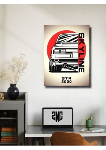 Skyline Gtr2 - Nissan - Eşsiz Tasarım Motosiklet Posterleri, Özel Tasarım Kağıt Poster fiyatları