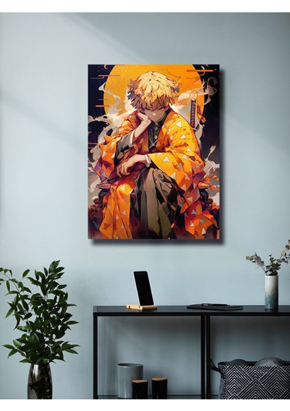 Zenitsu - Demon Slayer - Anime & Manga Posterleri, Özel Tasarım Kağıt Poster, Duvar Sanatı