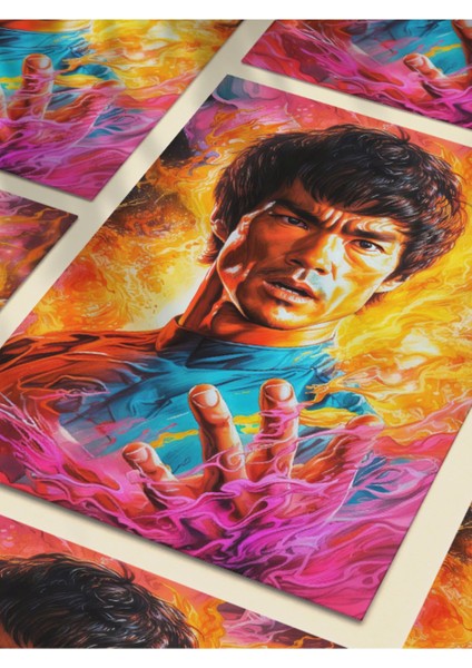 Bruce Lee, Film, Dizi, Karakter Posterleri, Özel Tasarım Kağıt Poster, Duvar Sanatı fırsatları