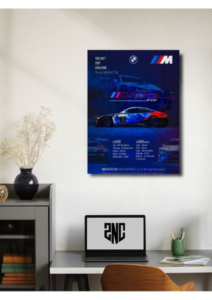 Bmw M4 Gts Evo - Eşsiz Tasarım Otomobil Posterleri, Özel Tasarım Kağıt Poster fiyatları