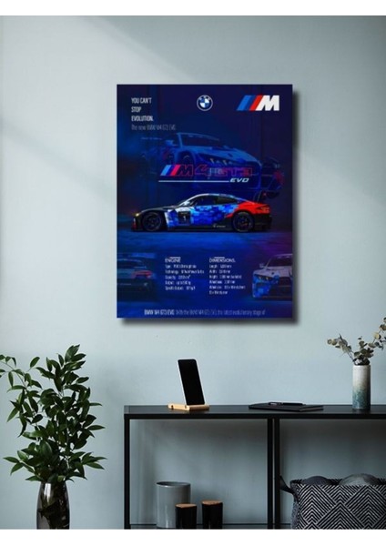 Bmw M4 Gts Evo - Eşsiz Tasarım Otomobil Posterleri, Özel Tasarım Kağıt Poster modelleri