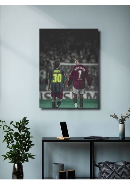 Ronaldo, Messi - Spor Posterleri, Takım Posterleri Özel Tasarım Kağıt Poster modelleri