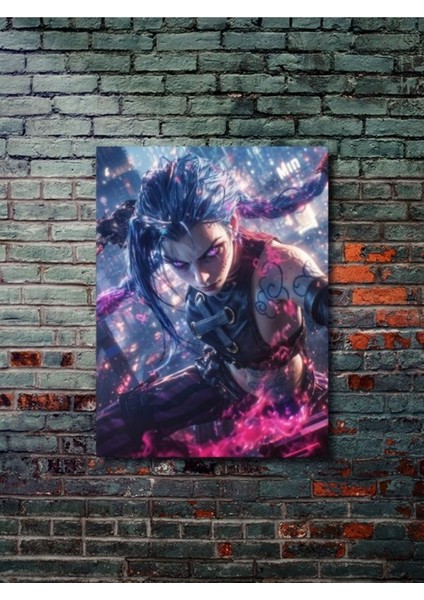 Jinx - L.o.l - Oyun Posterleri, Özel Tasarım Kağıt Poster