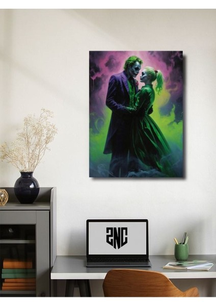 Joker ve Harley Quinn, Dizi, Film ve Karakter Özel Tasarım Poster Serisi, Eşsiz Tasarım fiyatları