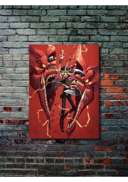 Yugioh / Slifer - Yugioh - Anime & Manga Posterleri, Özel Tasarım Kağıt Poster