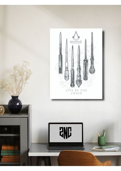 Bıçak Serisi - Assassin's Creed - Gaming Posterleri, Özel Tasarım Kağıt Poster, Duvar Sanatı fiyatları