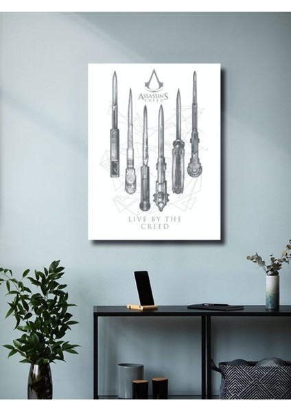 Bıçak Serisi - Assassin's Creed - Gaming Posterleri, Özel Tasarım Kağıt Poster, Duvar Sanatı modelleri
