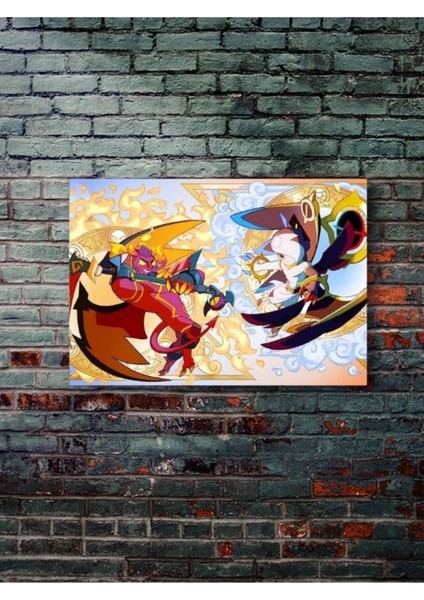 Brawl Stars, Eşsiz Tasarım Oyun, Karakter Posterleri, Özel Tasarım Kağıt Poster