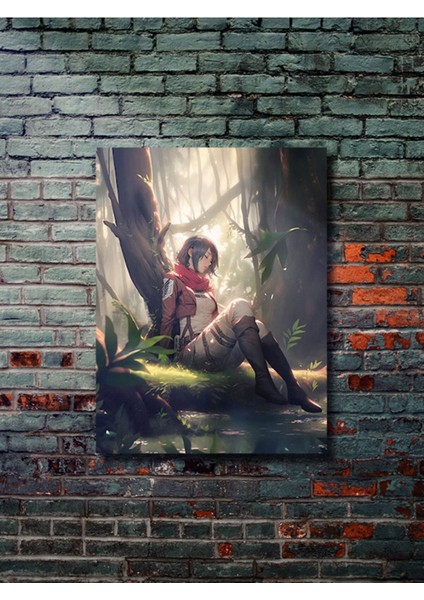 Mikasa Akerman - Attack On Titan - Anime & Manga Posterleri, Özel Tasarım Kağıt Poster
