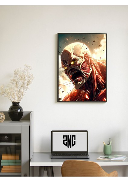 Reiner - Attack On Titan - Anime & Manga Posterleri, Özel Tasarım Kağıt Poster, Duvar Sanatı modelleri