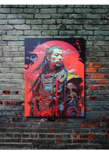 Samuray, Eşsiz Tasarım Tarih, Mitoloji, Karakter Posterleri, Özel Tasarım Kağıt Poster,