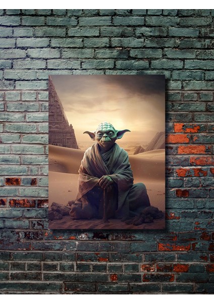 Yoda, Starwars, Dizi, Film ve Karakter Özel Tasarım Poster Serisi, Eşsiz Tasarım,
