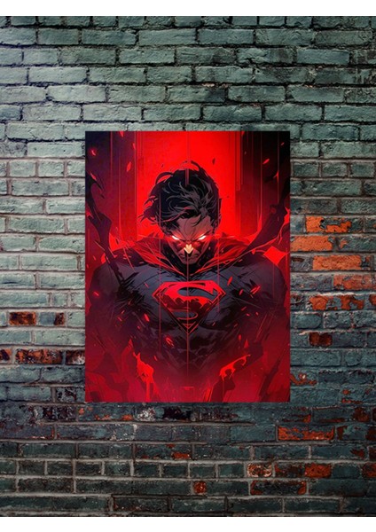 Superman, Dizi, Film ve Karakter Özel Tasarım Poster Serisi, Eşsiz Tasarım, Karakter Posterleri,