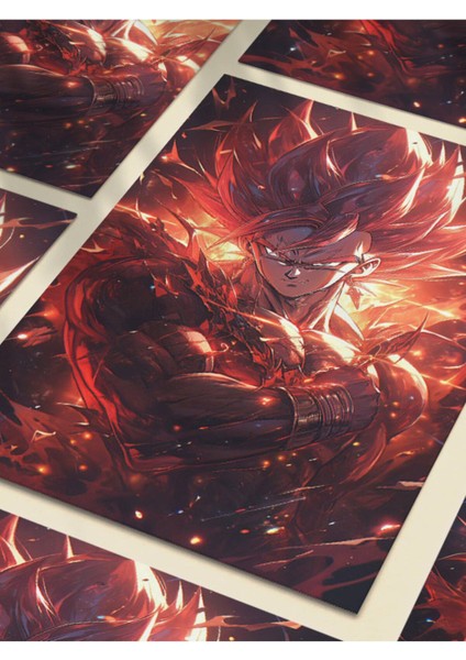Goku, Dragon Ball Poster, Özel Tasarım Kağıt Poster, Duvar Sanatı fırsatları
